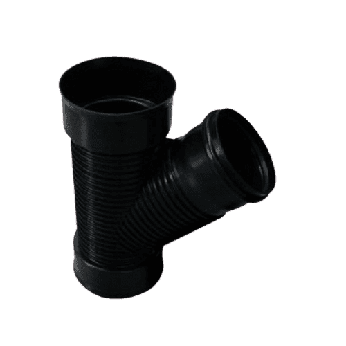 Koruge PVC Çıkışlı C Parçası