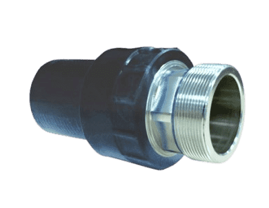 PE100 Dış Dişli Metal Geçiş Adaptörü